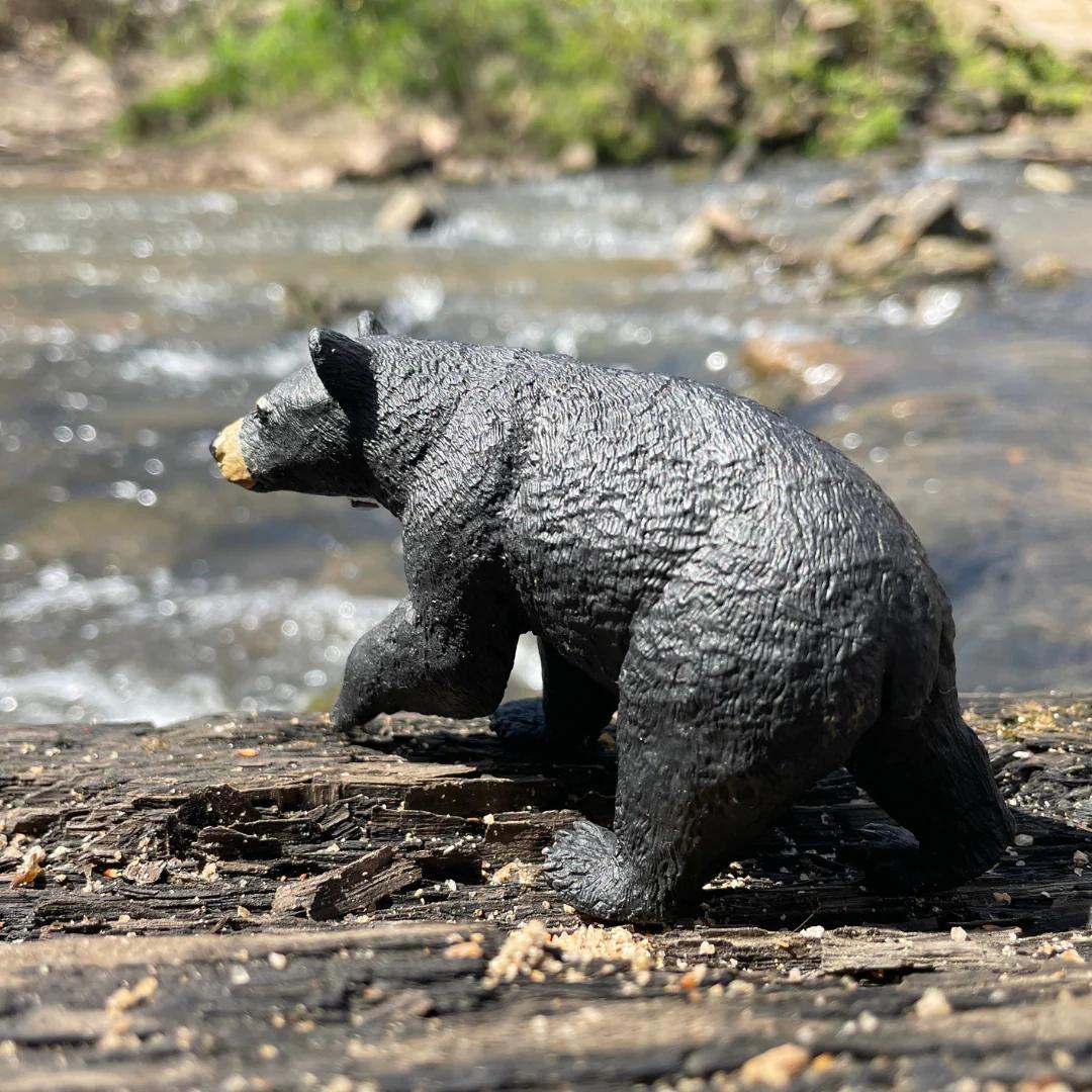 Black Bear Figurine - Hand Painted Wild Animal Toy Figure - Safari Ltd 273529