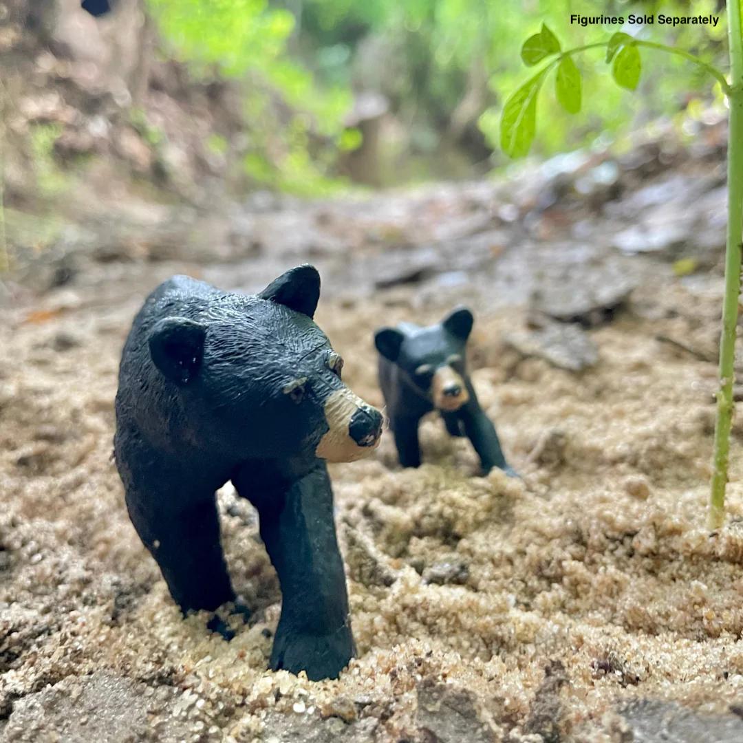 Black Bear Figurine - Hand Painted Wild Animal Toy Figure - Safari Ltd 273529