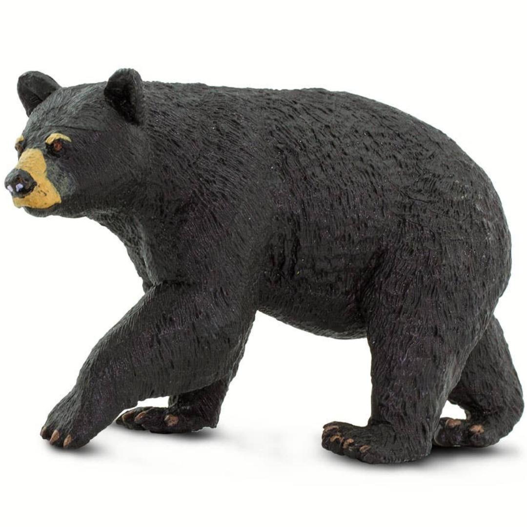 Black Bear Figurine - Hand Painted Wild Animal Toy Figure - Safari Ltd 273529