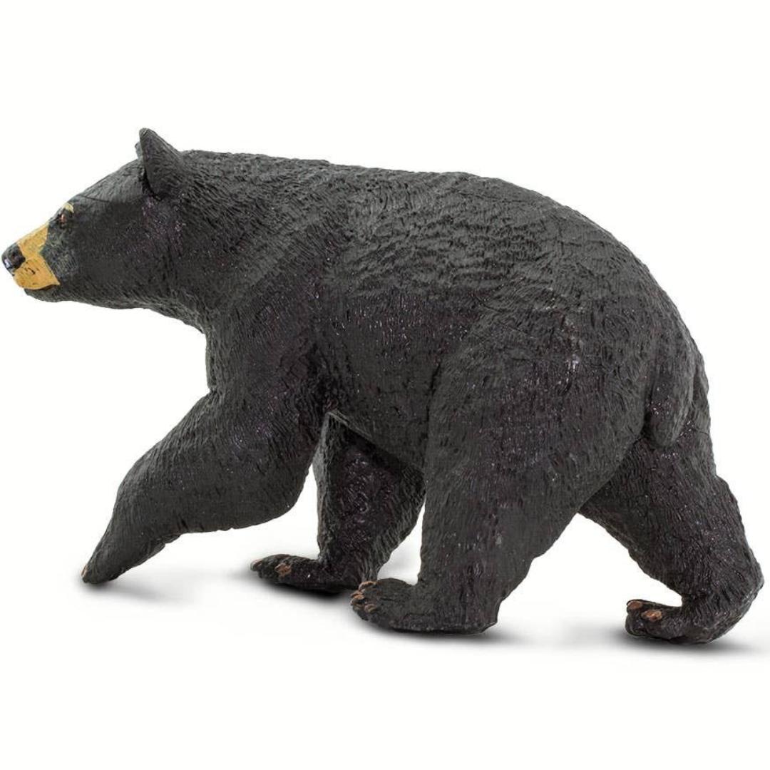 Black Bear Figurine - Hand Painted Wild Animal Toy Figure - Safari Ltd 273529