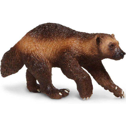 Wolverine Figurine - Hand Painted Collectible Wild Animal Toy Figure - Safari Ltd 180429