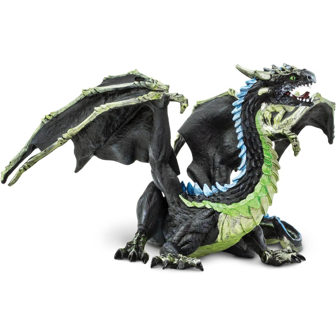 Fog Dragon Figurine - Hand Painted Collectible Fantasy Toy Figure - Safari Ltd 10154