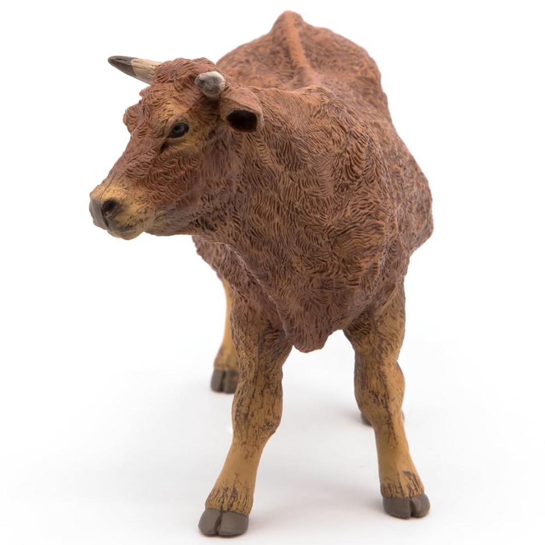 Limousine Cow Figurine - Hand Painted Farm Animal Toy Figure - Papo 51131