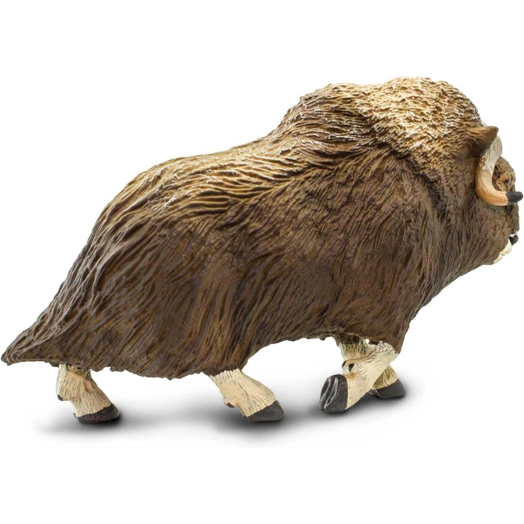 Muskox Figurine - Hand Painted Wild Animal Toy Figure - Safari Ltd