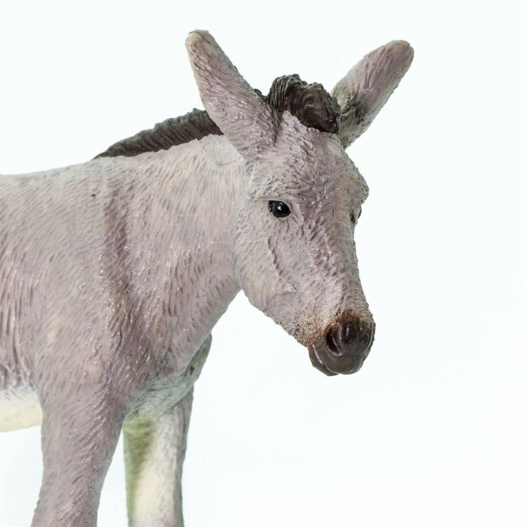 Donkey Figurine - Hand Painted Wild Animal Toy Figure for Kids - Safari Ltd 249829