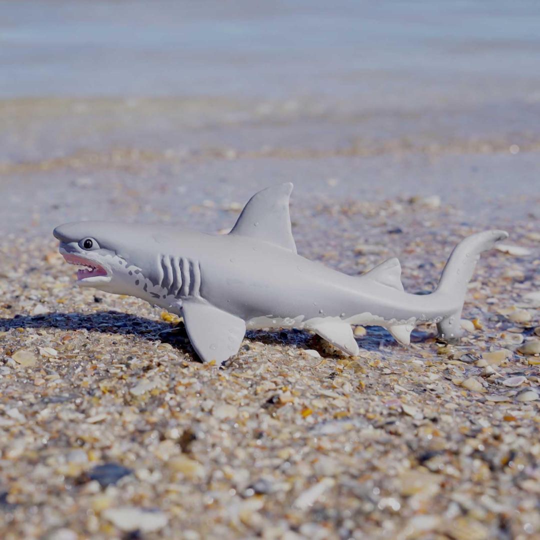 Great White Shark Figurine - Hand Painted Sea Life & Ocean Toy for Kids - Safari Ltd