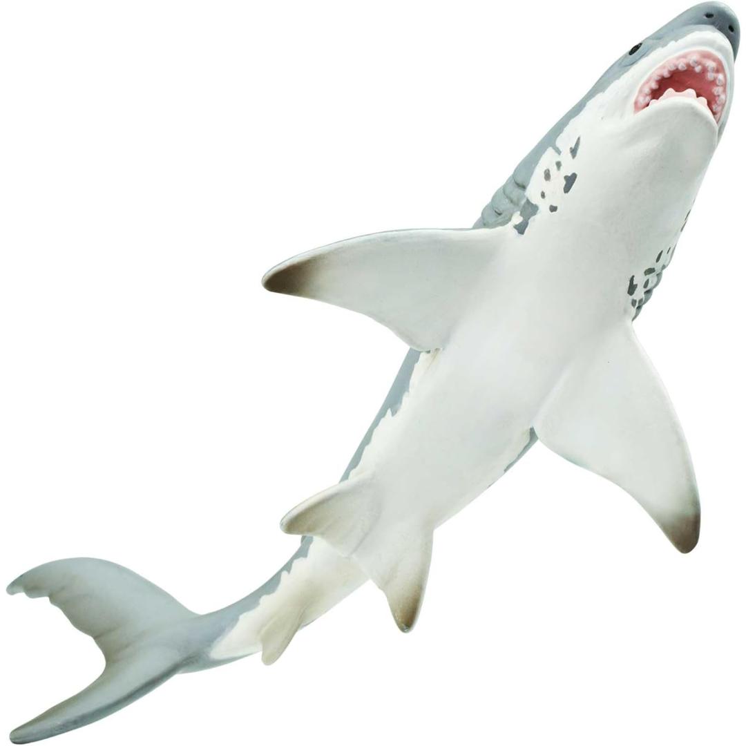 Great White Shark Figurine - Hand Painted Sea Life & Ocean Toy for Kids - Safari Ltd