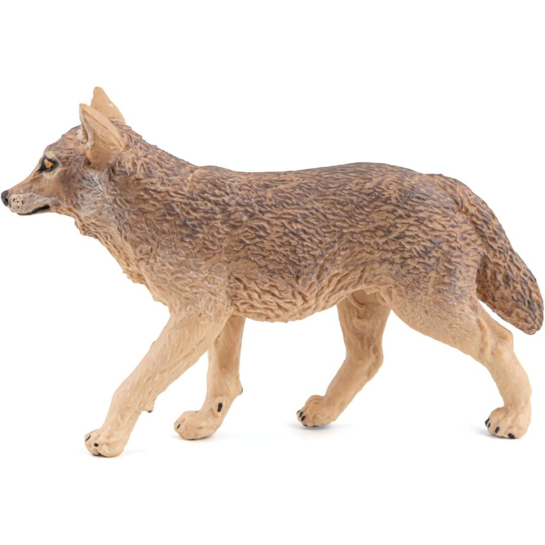 Jackal Figurine - Hand Painted Wild Animal Toy Figure - Papo 50259