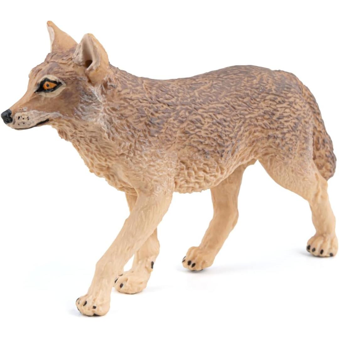 Jackal Figurine - Hand Painted Wild Animal Toy Figure - Papo 50259