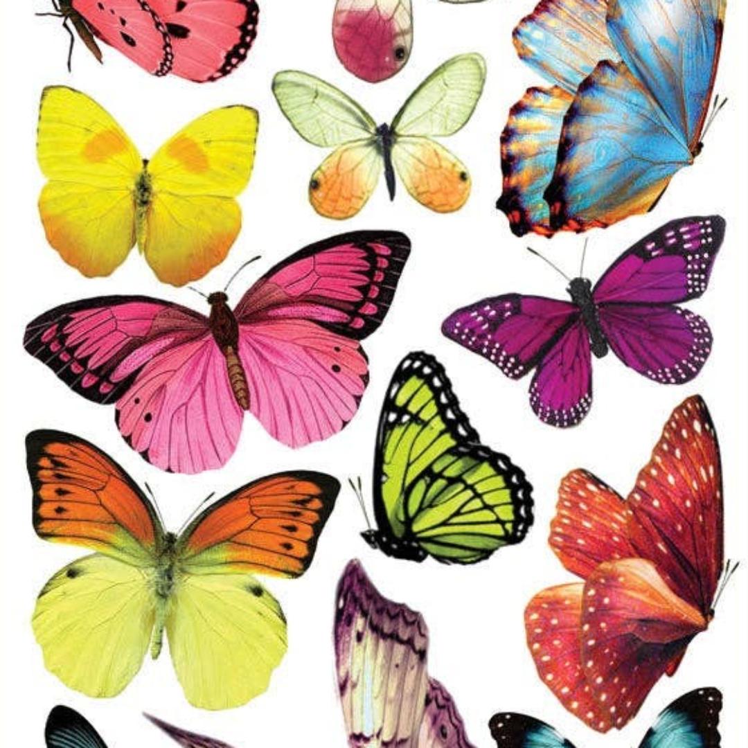 Butterfly Stickers - Ghost Butterflies Sticker Sheet