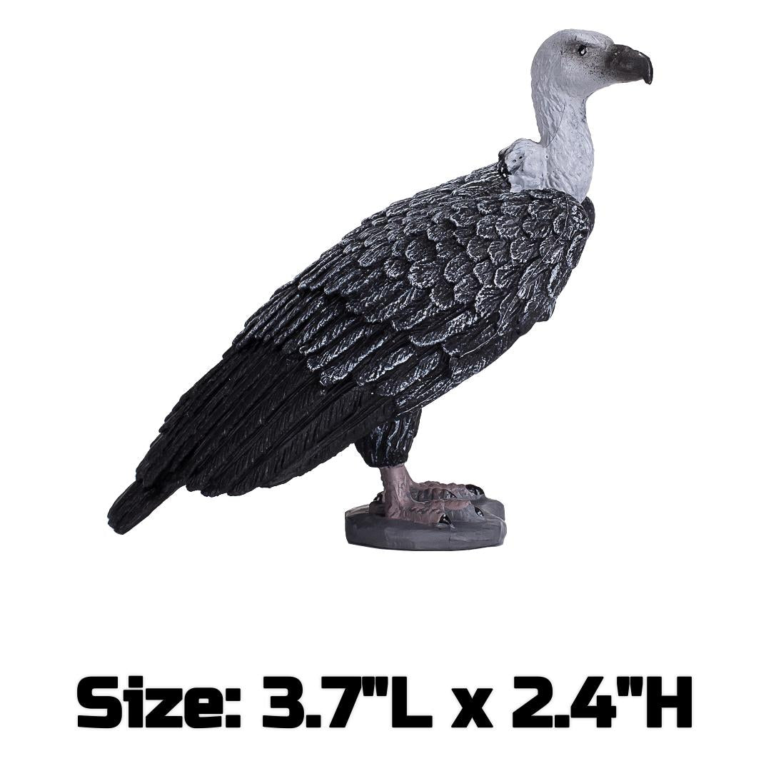 Griffon Vulture Figurine - Small Hand Painted Wildlife & Bird Toy Figure - Mojo