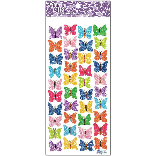 Small Butterfly Stickers - Abstract Butterflies Sticker Sheet