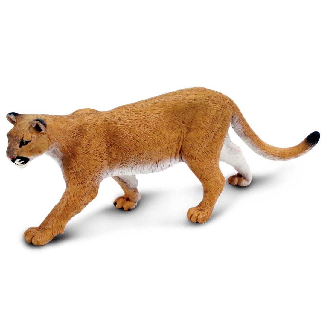 Mountain Lion Figurine - Hand Painted Collectible Wild Animal Figure - Safari Ltd
