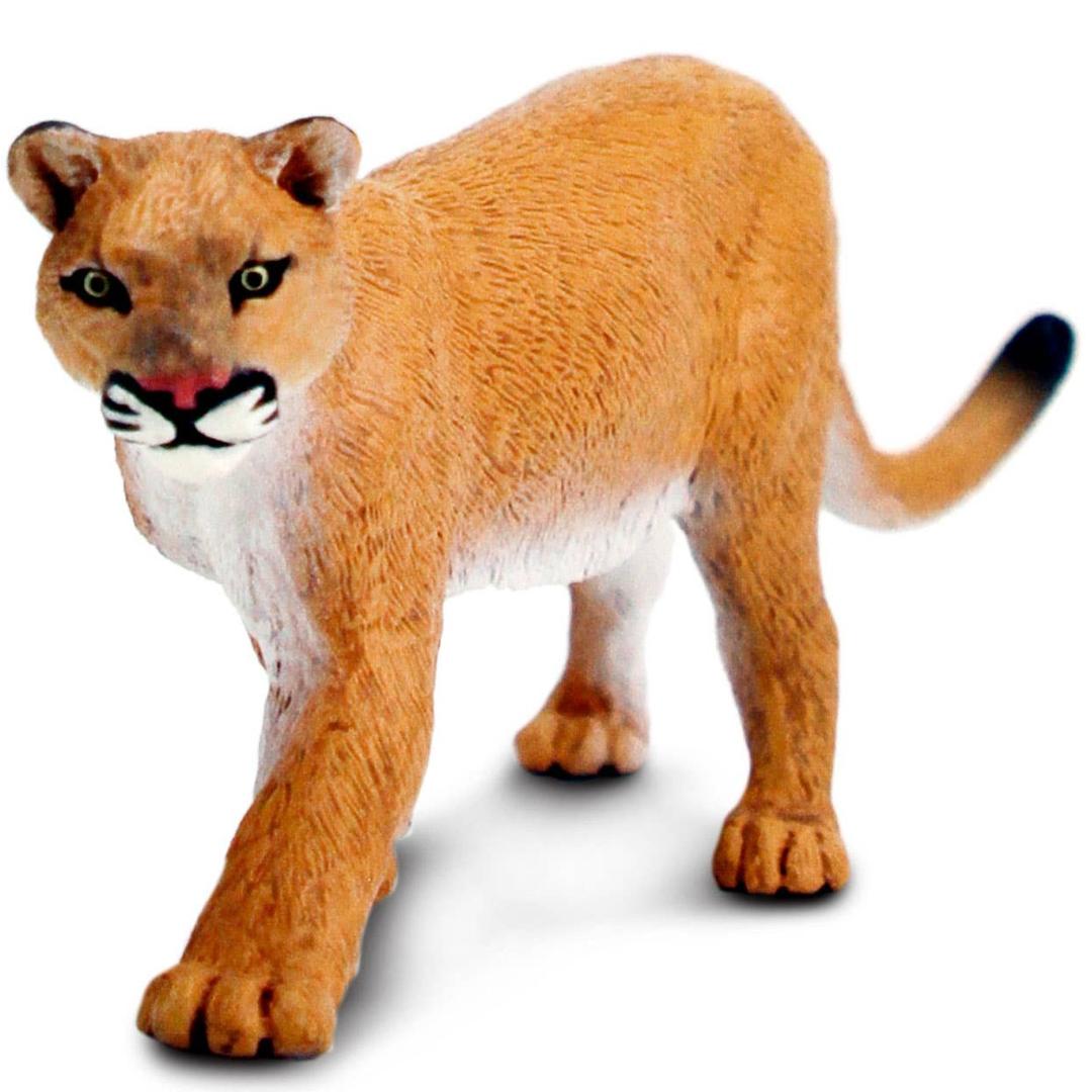 Mountain Lion Figurine - Hand Painted Collectible Wild Animal Figure - Safari Ltd
