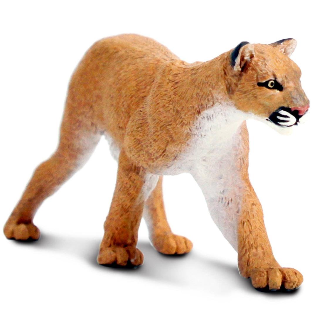 Mountain Lion Figurine - Hand Painted Collectible Wild Animal Figure - Safari Ltd