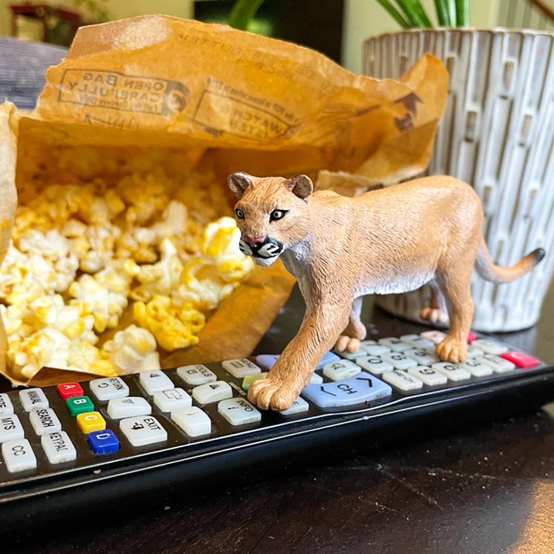 Mountain Lion Figurine - Hand Painted Collectible Wild Animal Figure - Safari Ltd