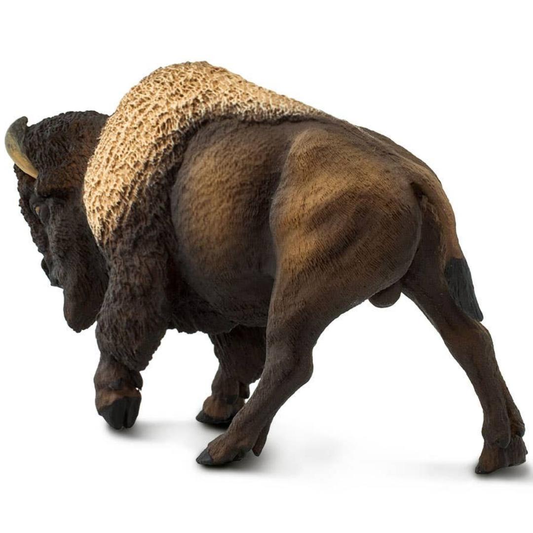 Bison Figurine - Hand Painted Collectible Wild Animal Toy Figure - Safari Ltd