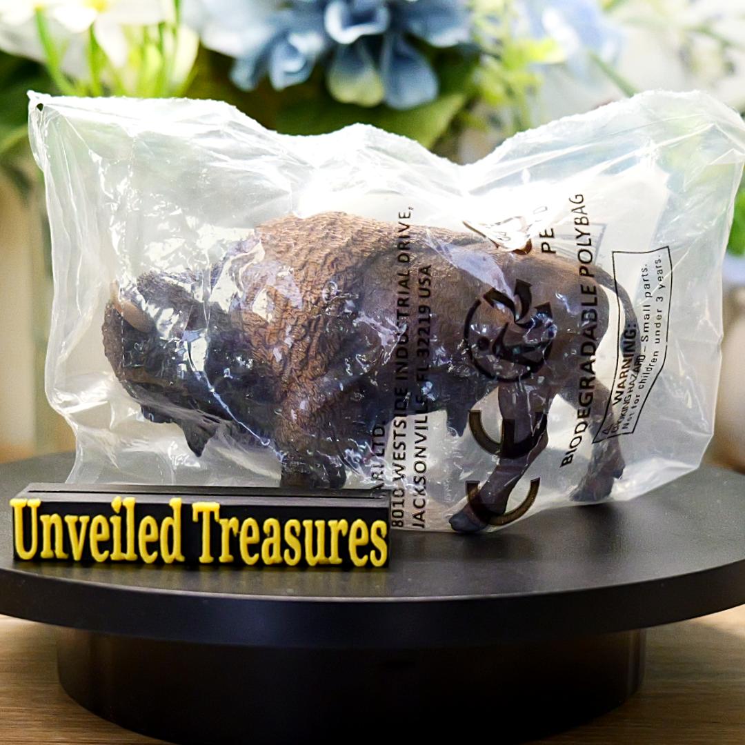 Bison Figurine - Hand Painted Collectible Wild Animal Toy Figure - Safari Ltd