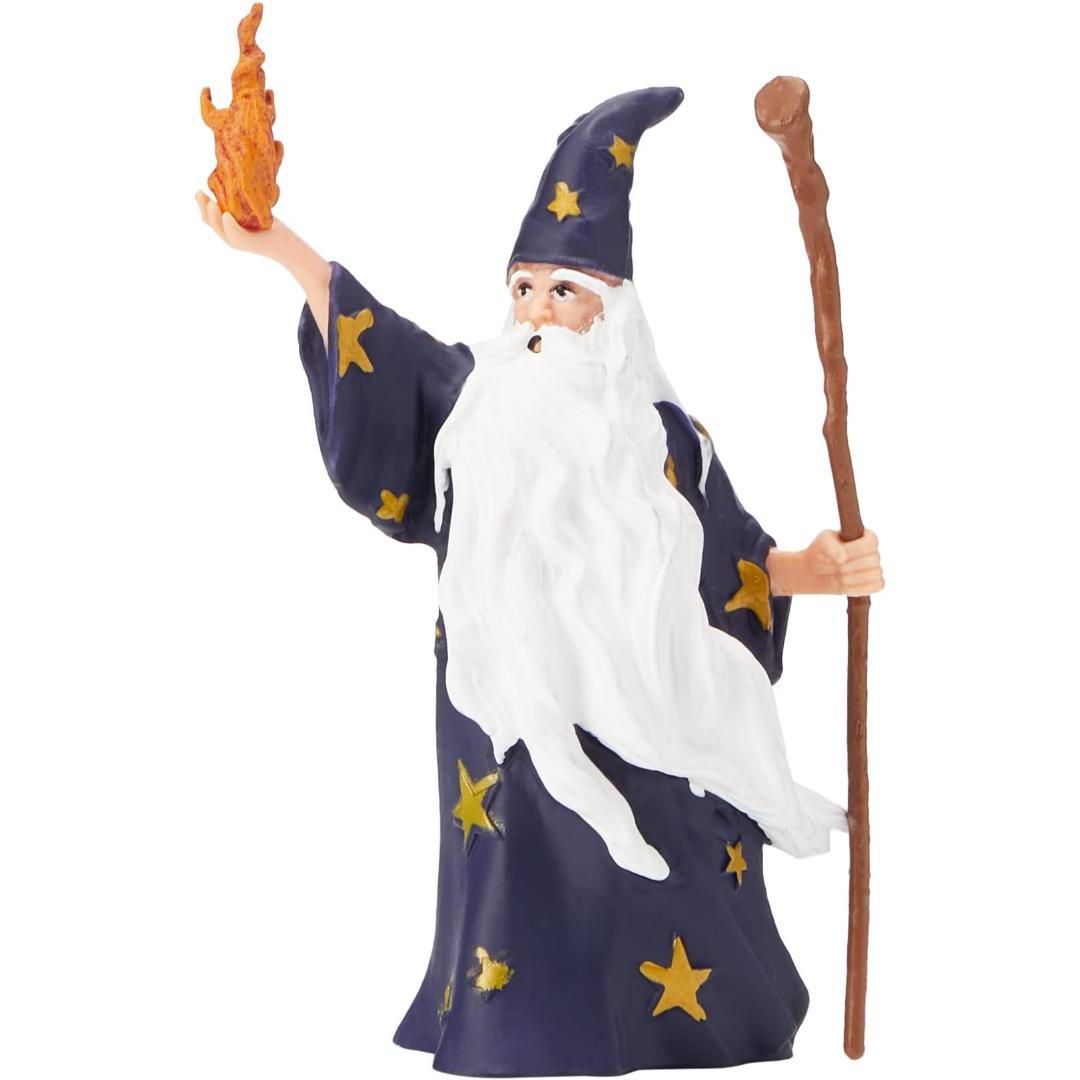 Merlin The Magician Figurine - Hand Painted Collectible Fantasy Toy Figure - Papo