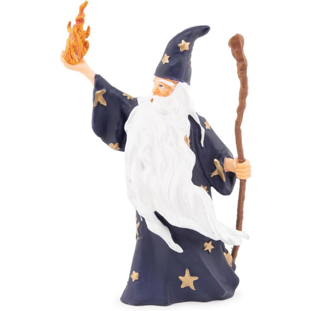 Merlin The Magician Figurine - Hand Painted Collectible Fantasy Toy Figure - Papo