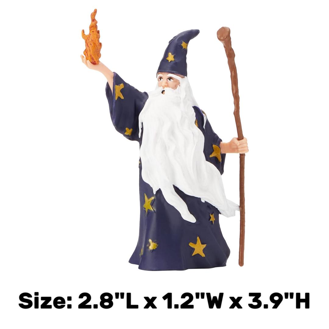 Merlin The Magician Figurine - Hand Painted Collectible Fantasy Toy Figure - Papo