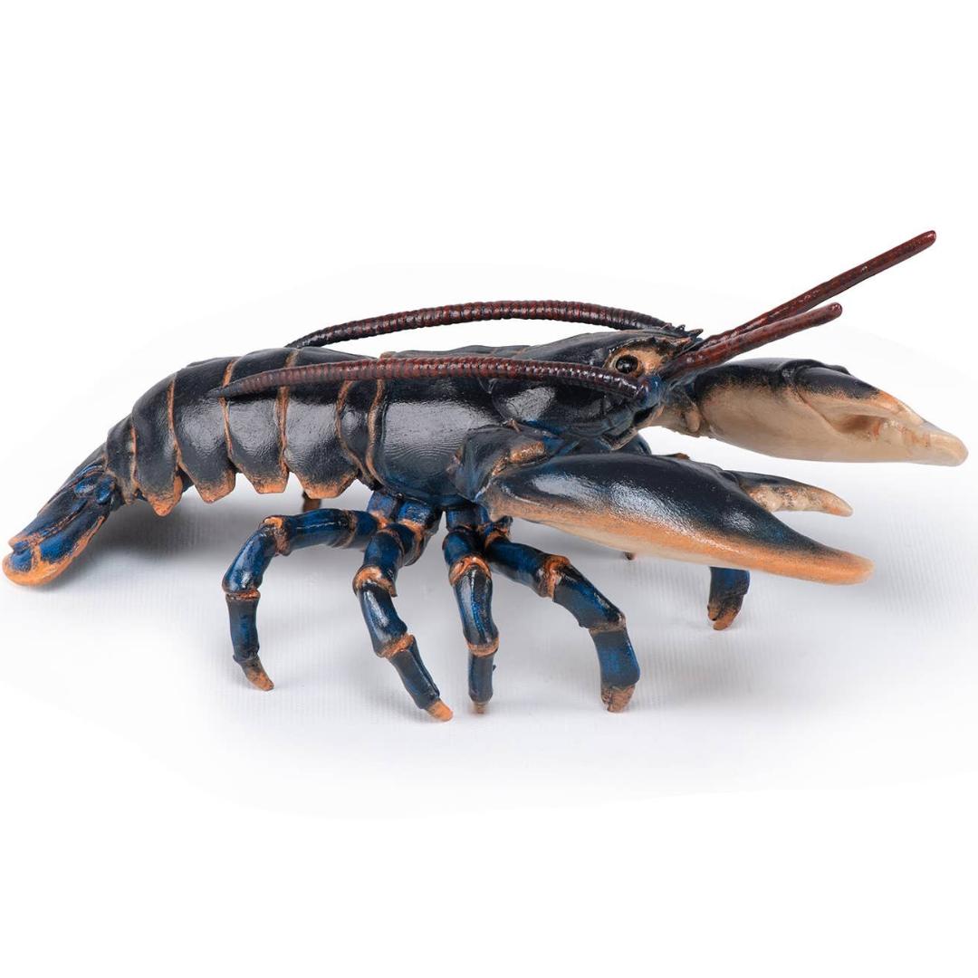 Lobster Figurine - Hand Painted Collectible Sea Life Toy Figure - Papo