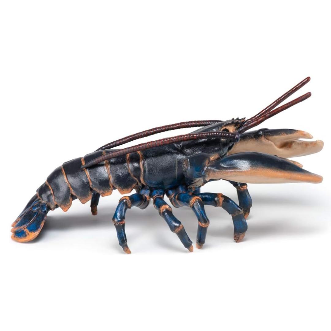 Lobster Figurine - Hand Painted Collectible Sea Life Toy Figure - Papo