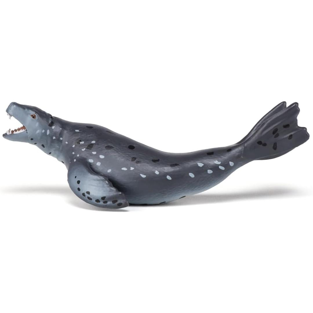 Leopard Seal Figurine - Hand Painted Collectible Sea Life Toy Figure - Papo