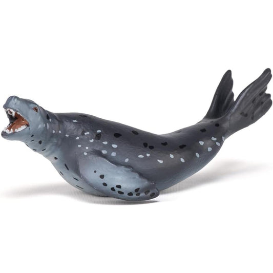 Leopard Seal Figurine - Hand Painted Collectible Sea Life Toy Figure - Papo