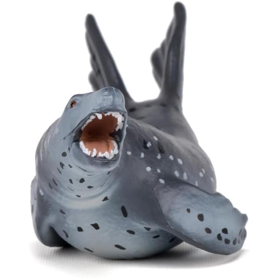 Leopard Seal Figurine - Hand Painted Collectible Sea Life Toy Figure - Papo