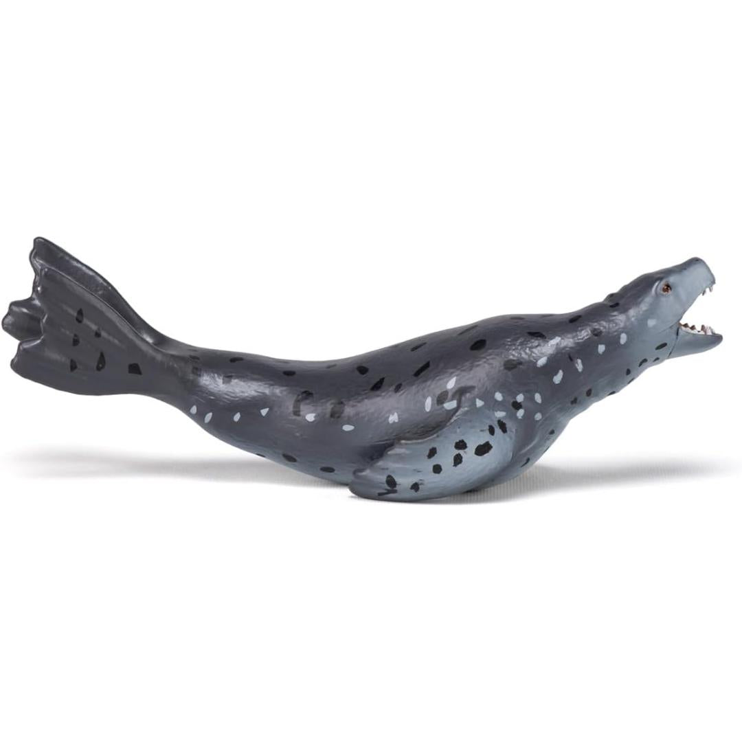 Leopard Seal Figurine - Hand Painted Collectible Sea Life Toy Figure - Papo