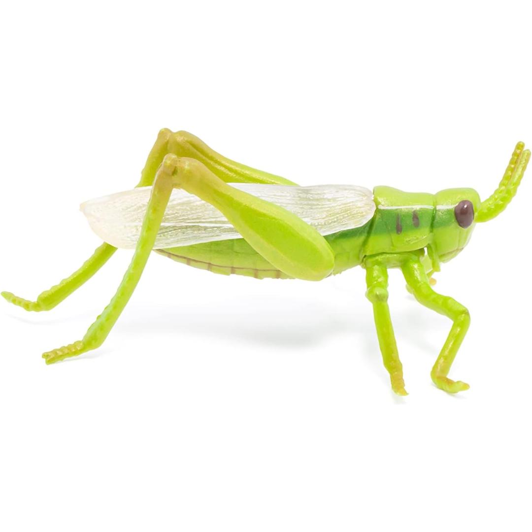Grasshopper Figurine - Hand Painted Collectible Toy Insect Figure - Papo