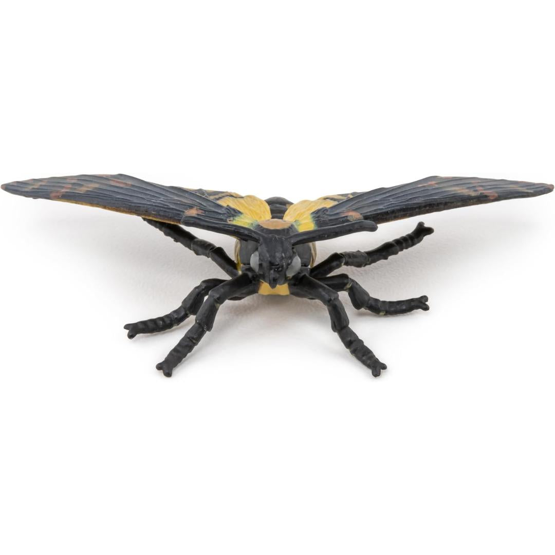 Hawkmoth Figurine - Hand Painted Collectible Moth Insect Toy Figure - Papo