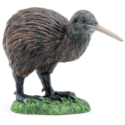 Kiwi Bird Figure - Hand Painted Collectible Animal Toy Figure - Papo