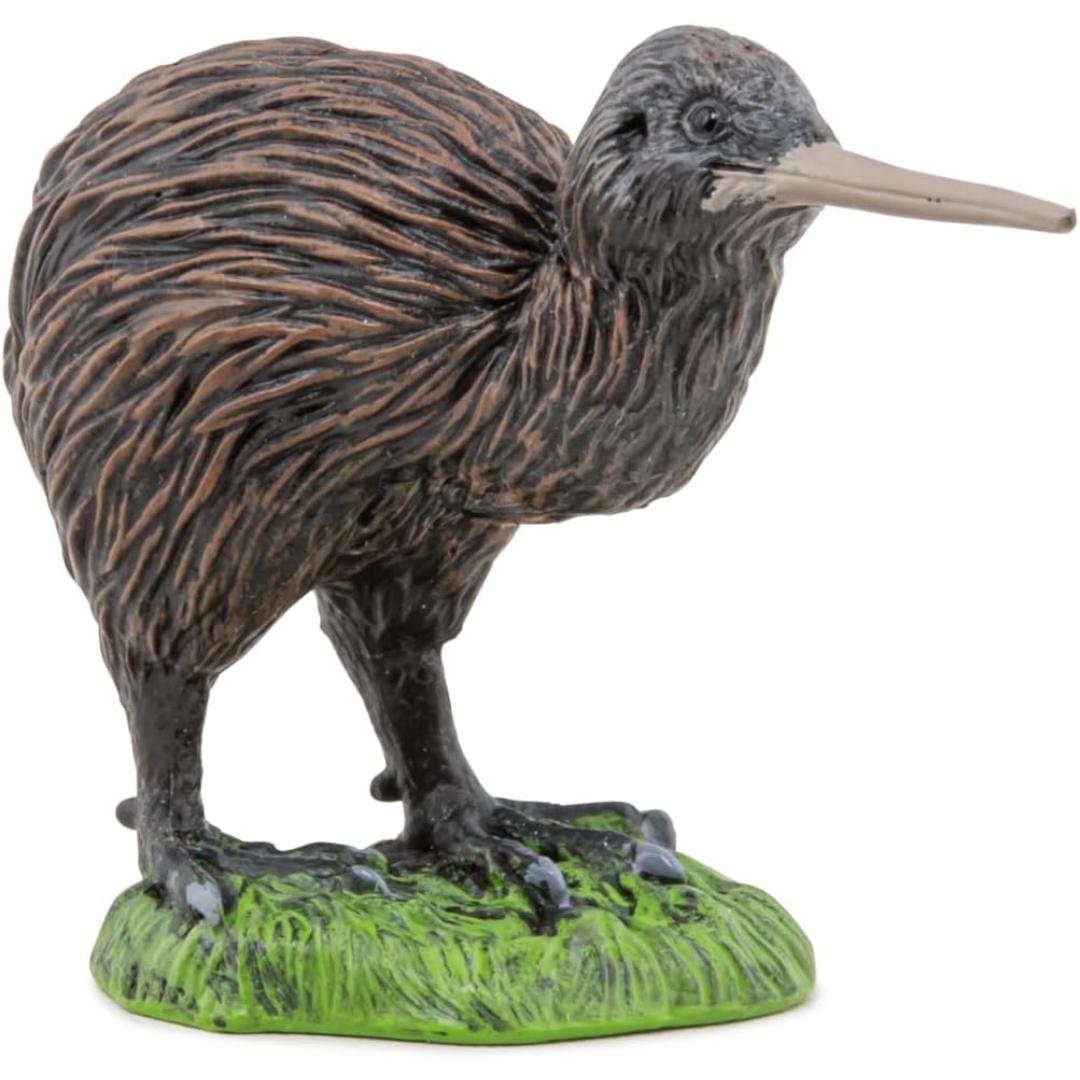 Kiwi Bird Figure - Hand Painted Collectible Animal Toy Figure - Papo