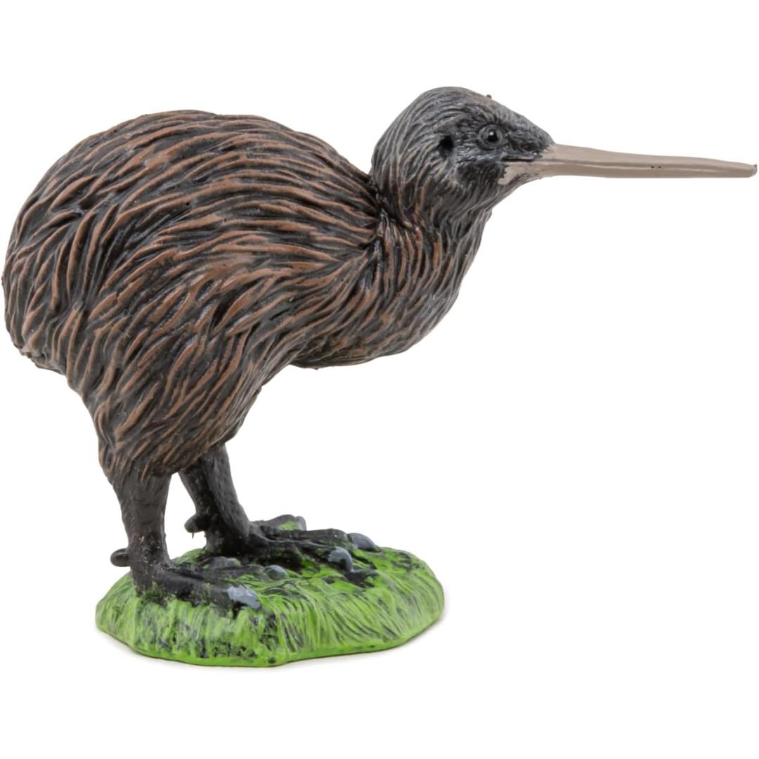 Kiwi Bird Figure - Hand Painted Collectible Animal Toy Figure - Papo