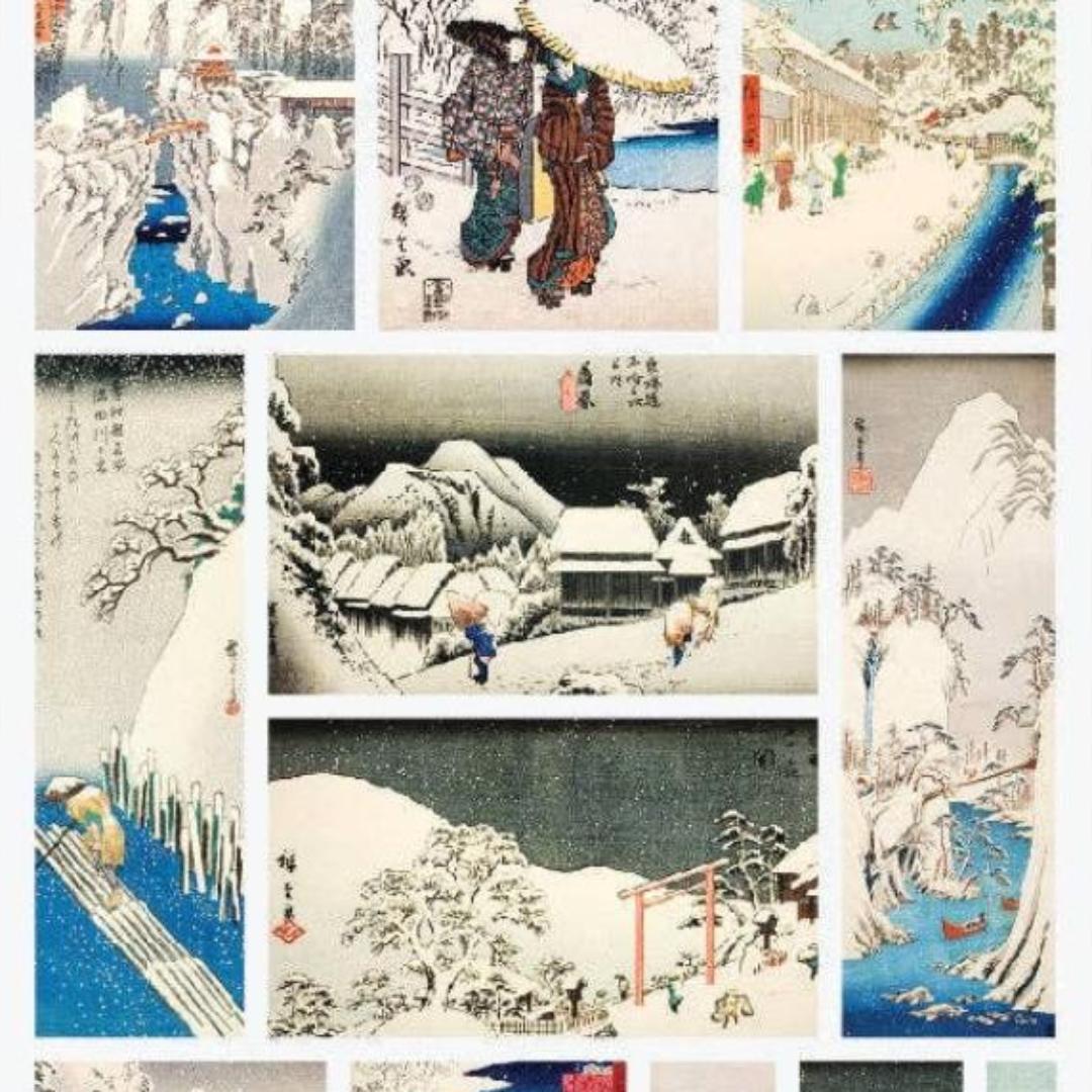 Japan in Snowfall Sticker Sheet - STICKII