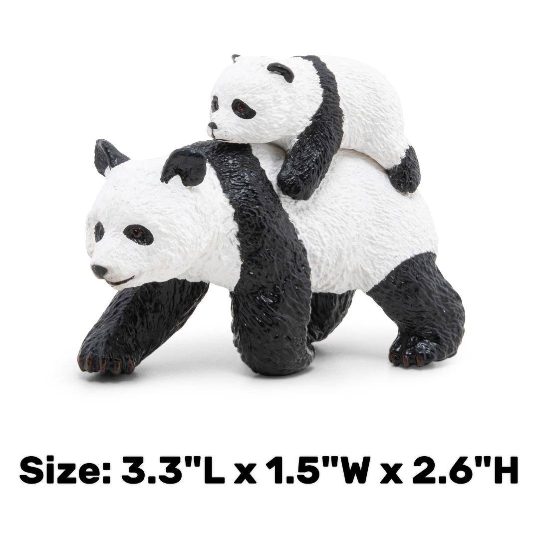 Panda and Baby Panda - Papo