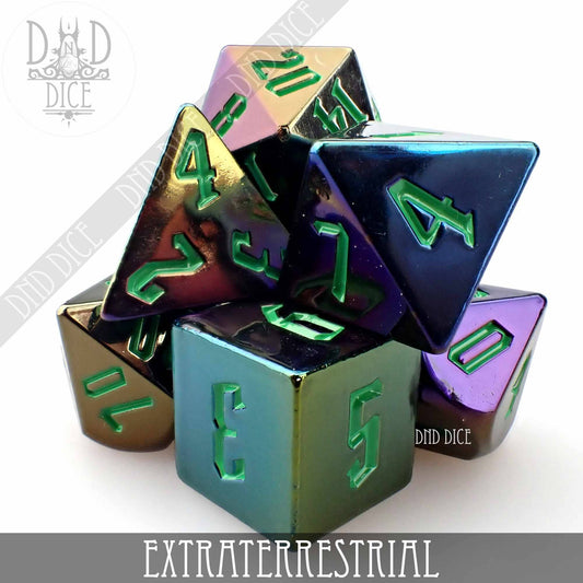 Dice Set - Extraterrestrial - 7 Resin Dice