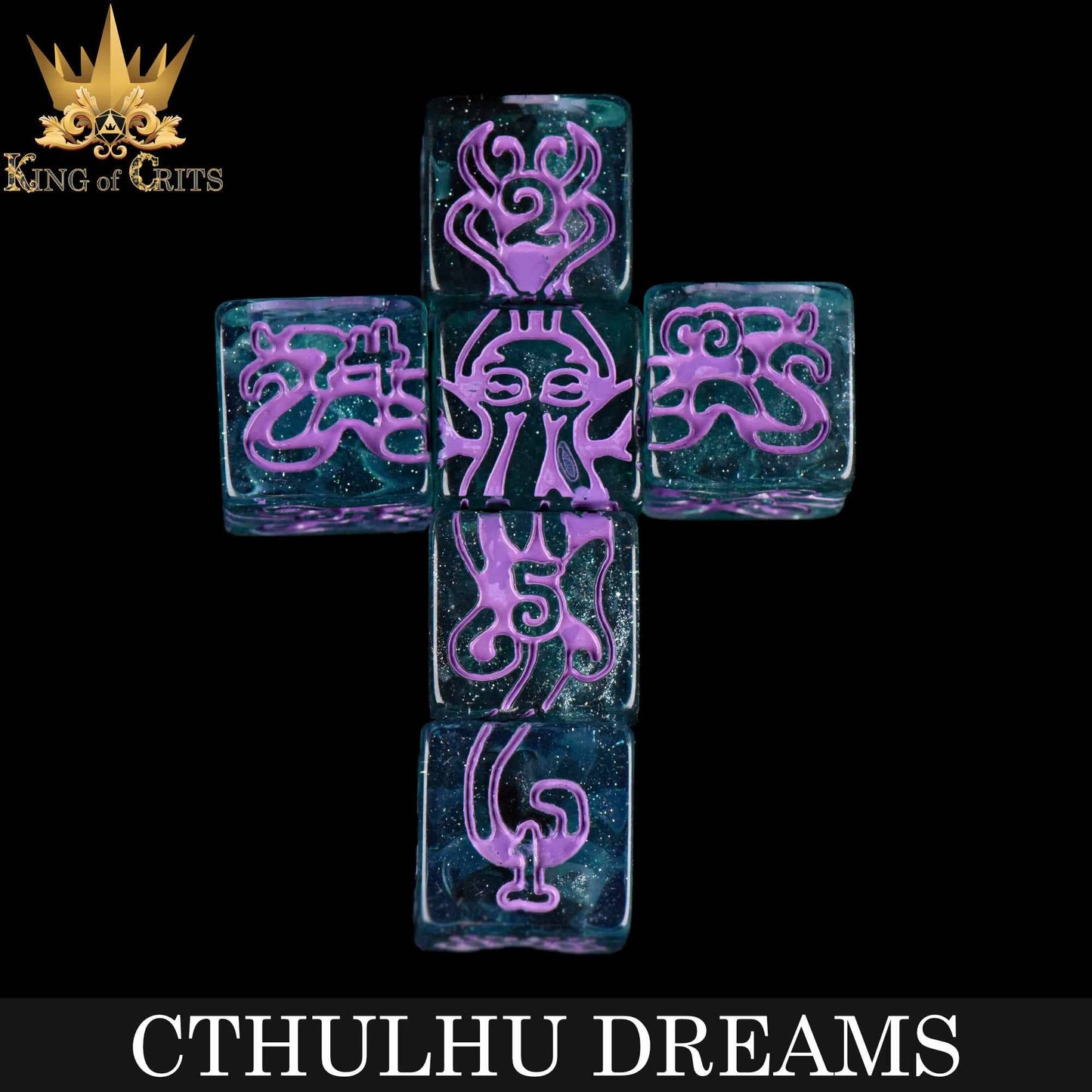 Dice Set - Cthulhu Dreams - 11 Resin Dice