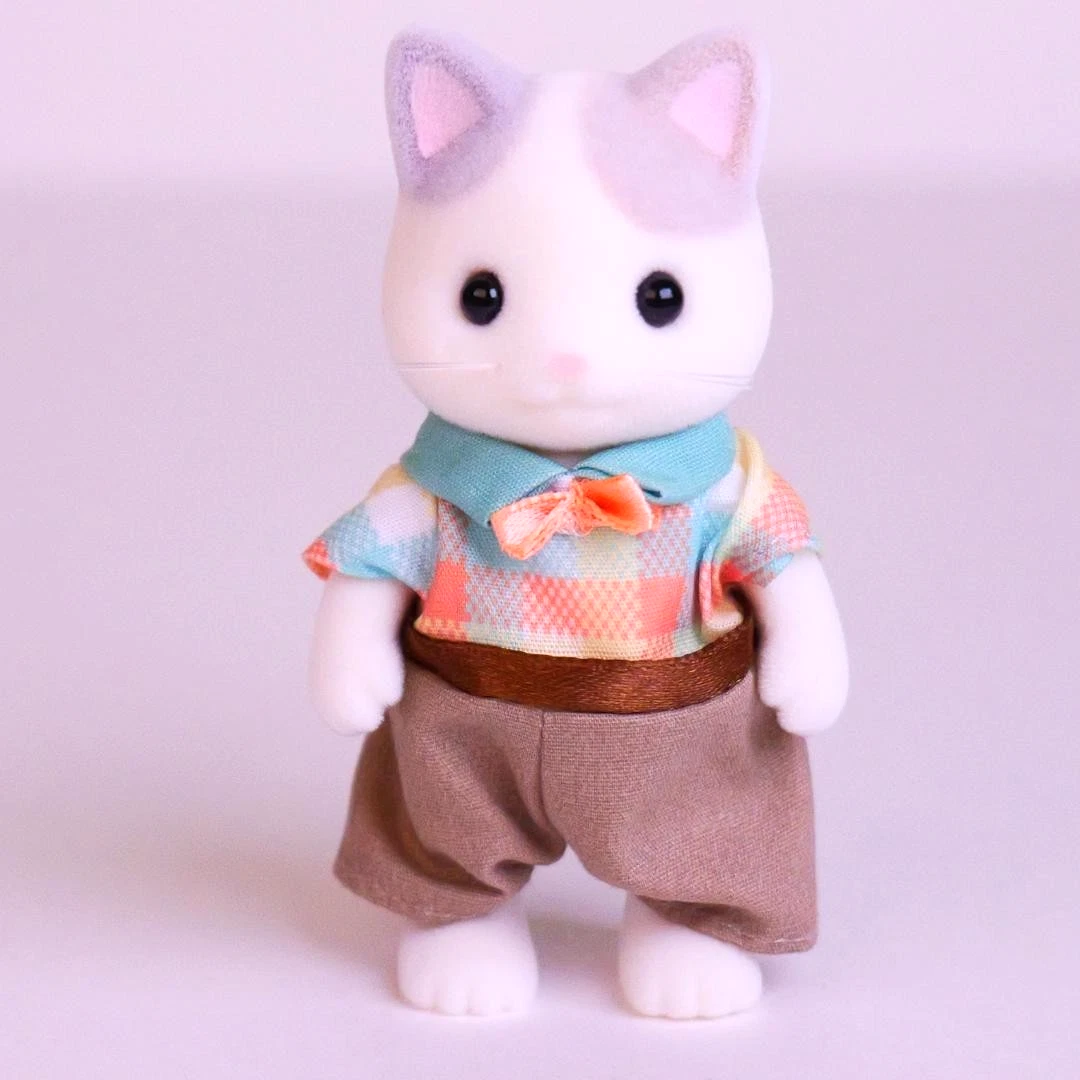 Calico Critters Latte Cat Father - Miniature Animal Doll