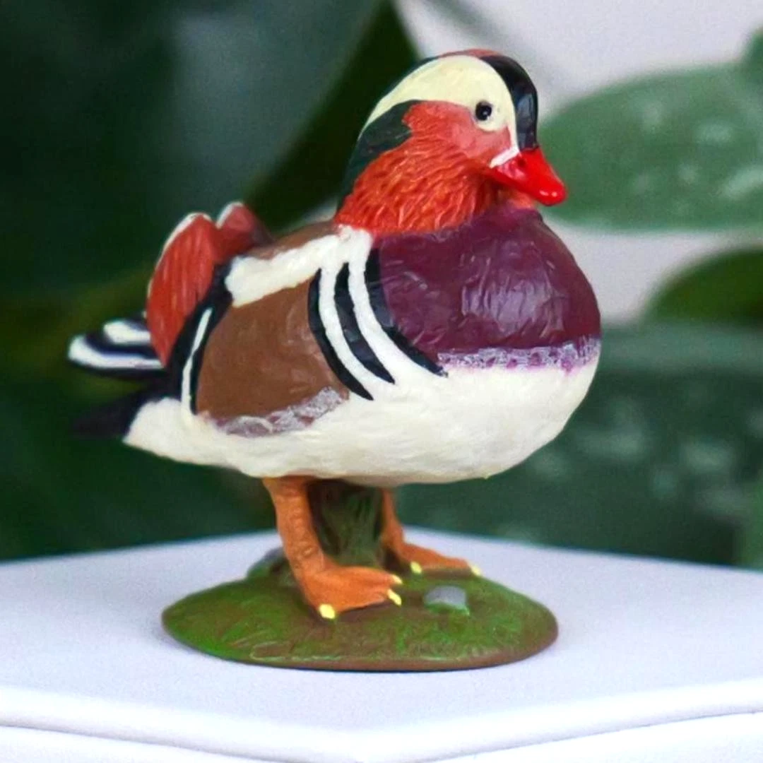 Mandarin Duck Figure - Hand Painted & Collectible Toy - Papo 51166