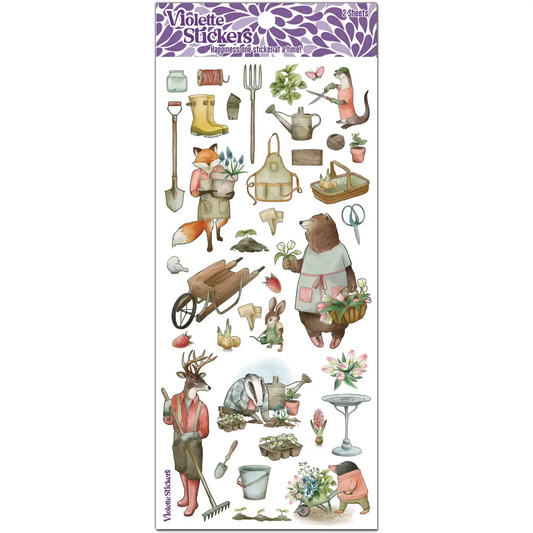 Animal Stickers - Garden Critters Sticker Sheets