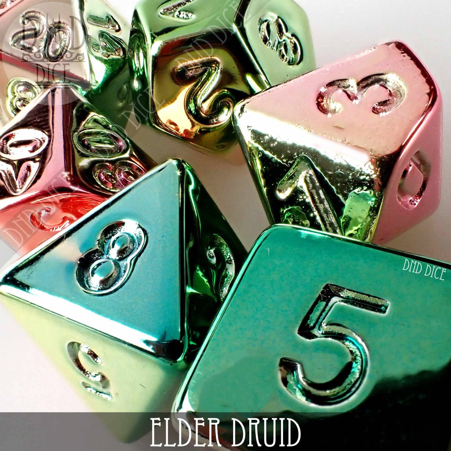 Dice Set - Elder Druid - 7 Acrylic Dice