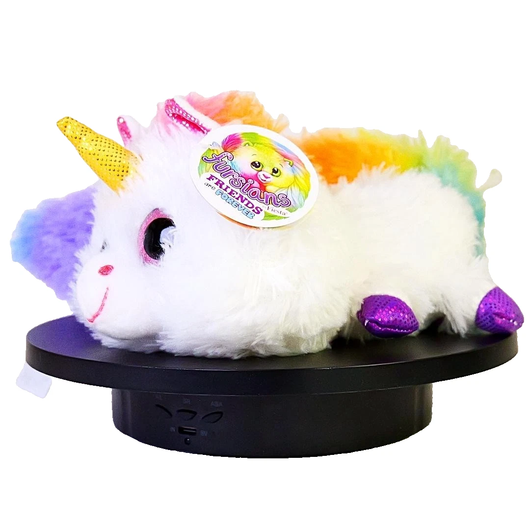 Unicorn Stuffed Animal - Rainbow Fantasy Beanbag Plush - Discontinued Fursians