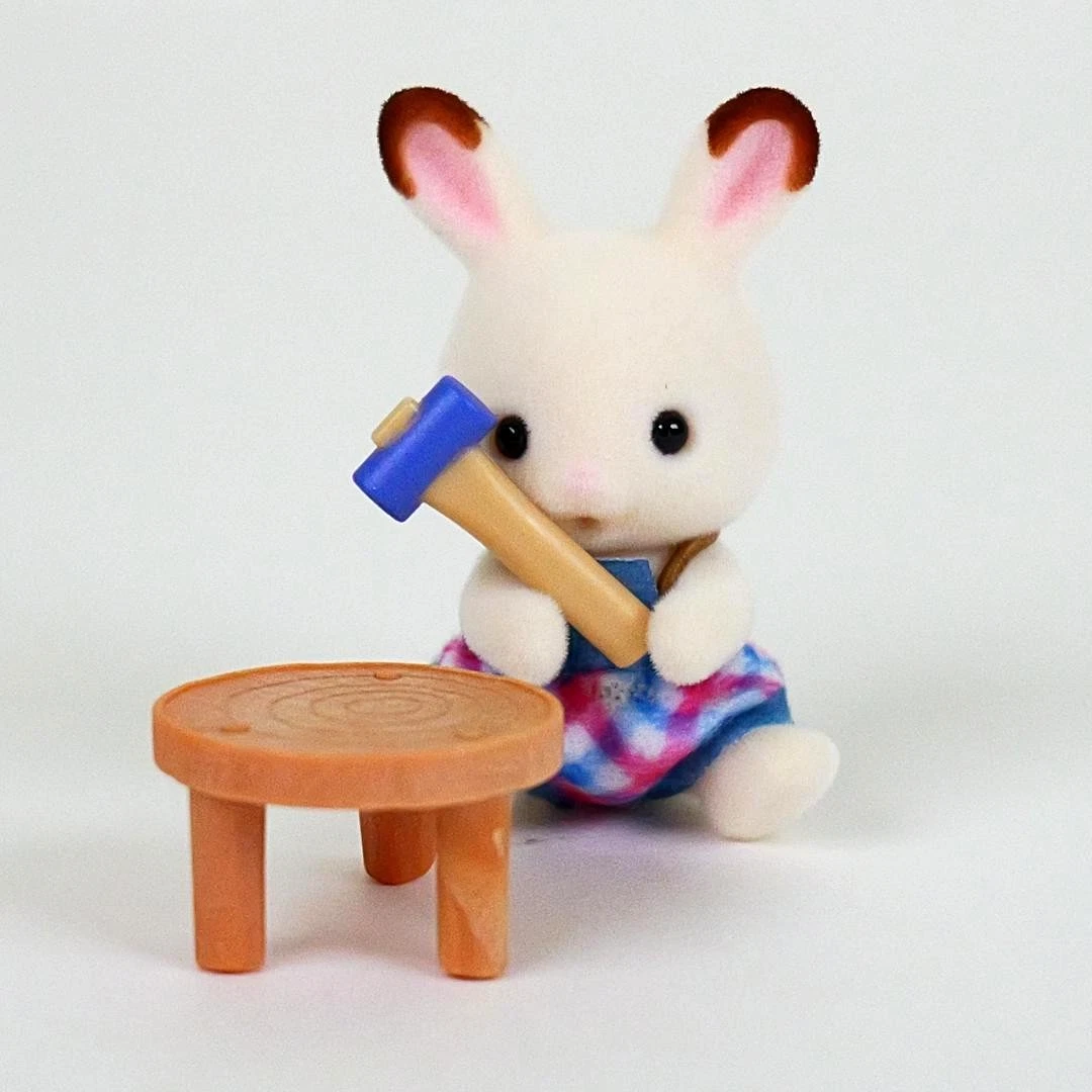 Sylvanian Families BB-13 Chocolate Rabbit Baby - Crafts Series