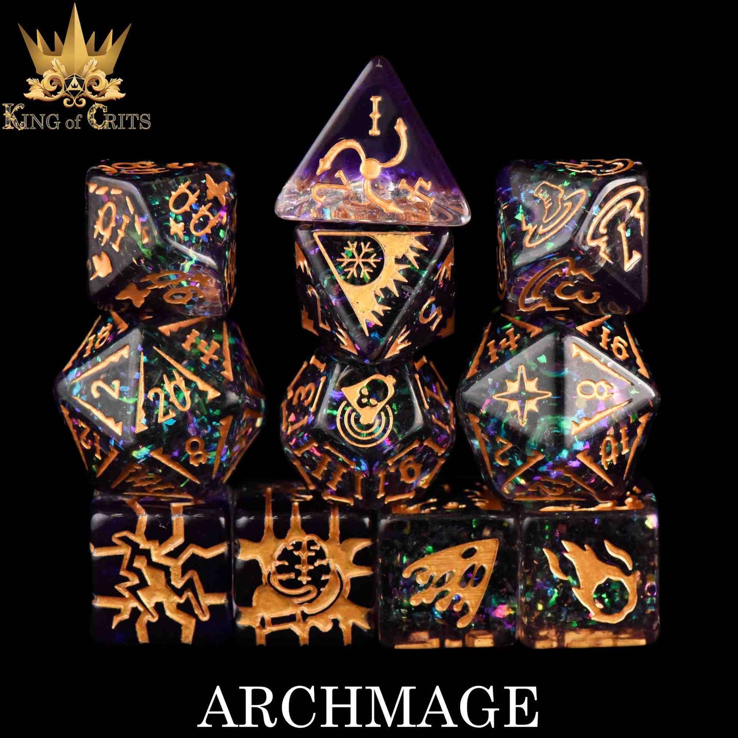 Dice Set - Archmage - 11 Resin Dice