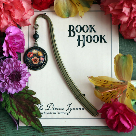 Moody Tulip Bookmark - Spring Flowers - Bronze