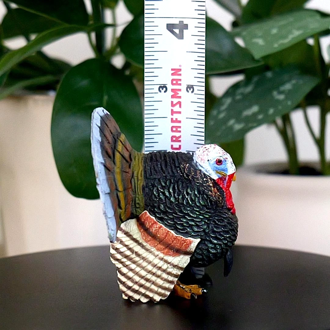 Turkey Figurine - Hand Painted & Collectible Farm Animal Toy Figure - Safari Ltd
