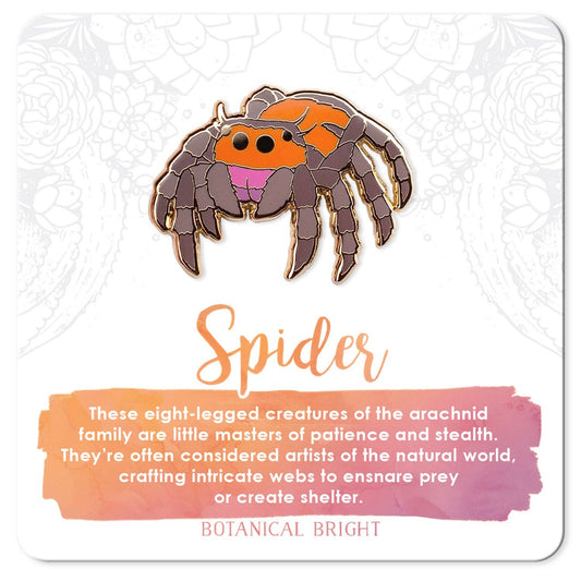 Spider Enamel Pin